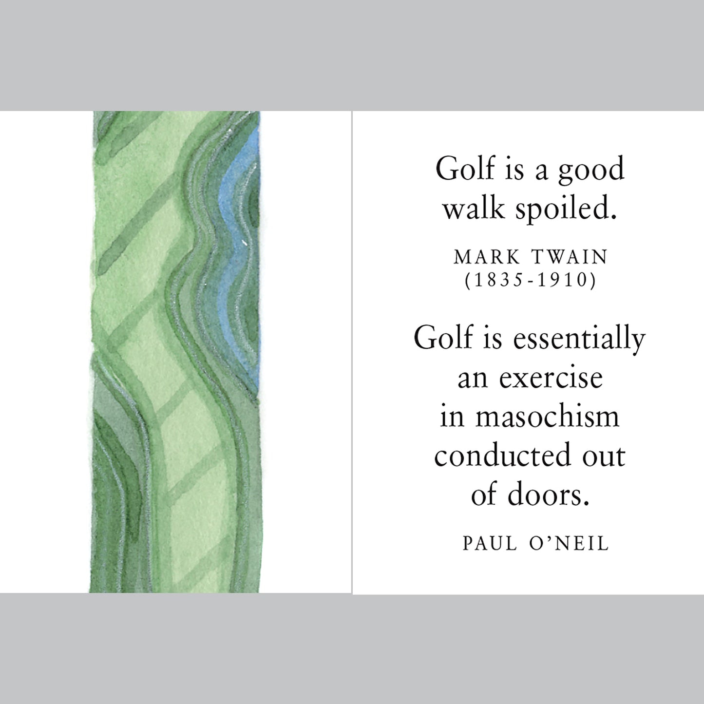 Golf! It's only A Game