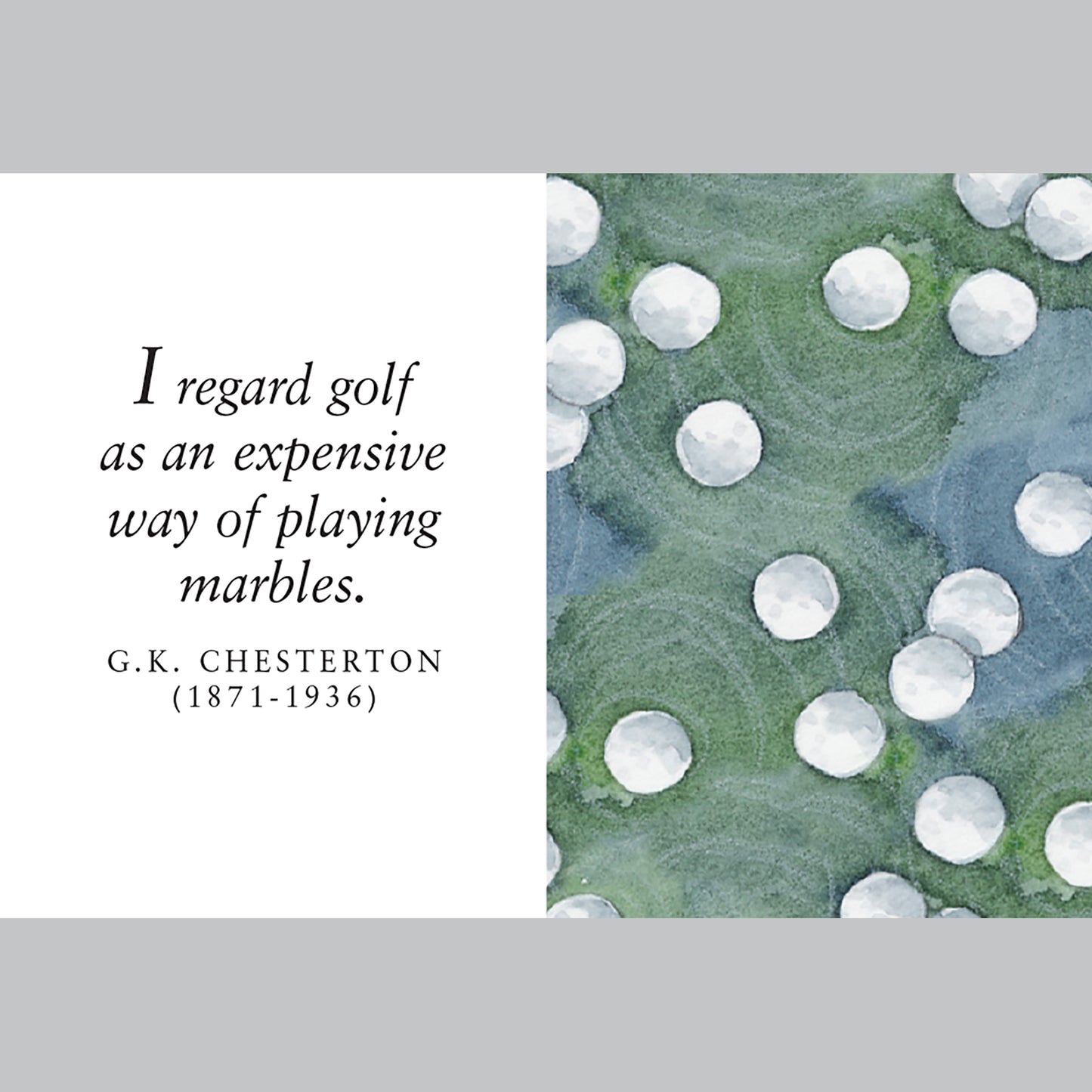 Golf! It's only A Game